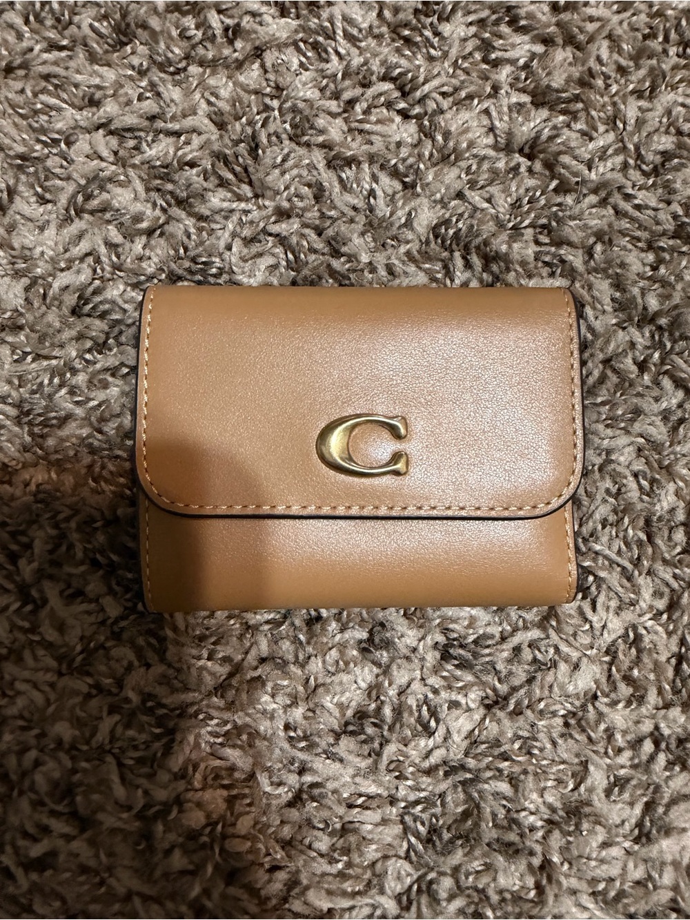 Coach Essential Card Holder Wallet Honey